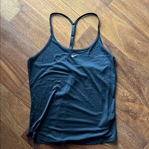 Nike Women's Black Tank Top with Adjustable Racer Back - NWT